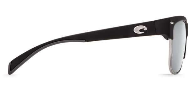 Buy Costa Del Mar Pawleys Sunglasses Online For Sale Polarized Glasses Costa Del Mar Pawleys Polarized Sunglasses Matte Black Gunmetal Wire Silver Copper Mirror Poly Side